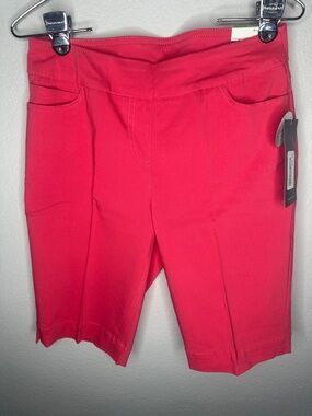 Slim-Sation Women’s Pull-On Bermuda Shorts - Bright Pink